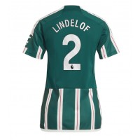 Manchester United Victor Lindelof #2 Vonkajší Ženy futbalový dres 2023-24 Krátky Rukáv